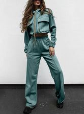 Green Jersey vibes sweatsuit